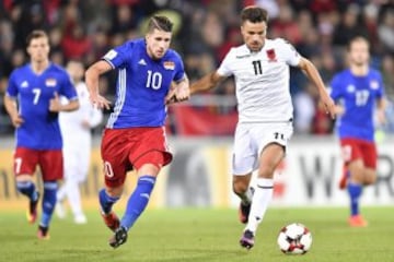 Albania venció 2-0 a Liechtenstein en calidad de visitante.