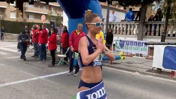 Raquel González hace récord de España de 50 km marcha