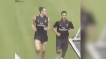 El vídeo de la primera carrera de Hazard genera debate en Twitter por su estado físico