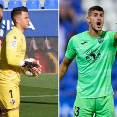 Huesca - Leganés, un duelo por el Zamora entre Álvaro Fernández y Diego Conde