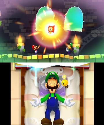 Captura de pantalla - Mario &amp; Luigi: Dream Team Bros. (3DS)