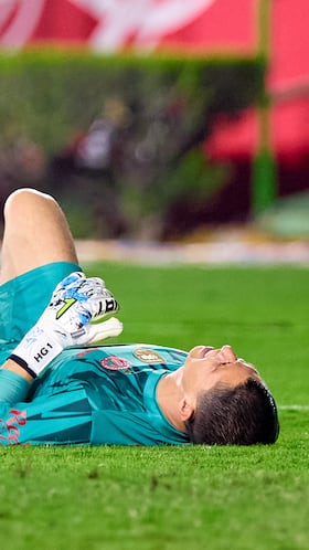 Hugo Gonzalez of Toluca during the final first leg match between Tigres UANL and Toluca, as part of the Liga BBVA MX, Torneo Apertura 2025 at Universitario Stadium, on December 11, 2025 in Monterrey, Nuevo Leon, Mexico.