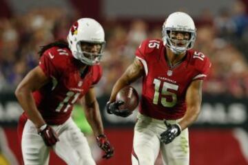 Un field goal de Blair Walsh puso el empate a 10 con el que se lleg¨® al descanso y los Vikings comenzaron con la posesi¨®n en la reanudaci¨®n, pero un fumble de Peterson devolvi¨® la bola a los Cardinals, que lograron un nuevo touchdown de m¨¢s de 40 yardas con una recepci¨®n de Malcolm Floyd, en la que nuevamente un bloqueo de Fitzgerald fue decisivo.