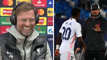 La inesperada reacción de Klopp por pregunta de Vinicius