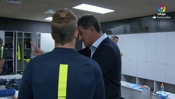 Así es el camarín del Málaga: instrucciones con electro latino