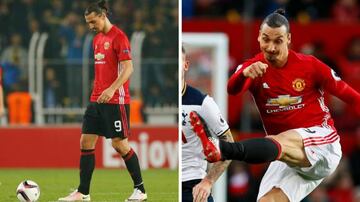 Ibrahimovic ha llevado esta temporada botas de dos marcas diferentes: Nike y Adidas.