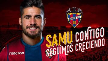 El Levante anuncia el fichaje de Samu García hasta 2020