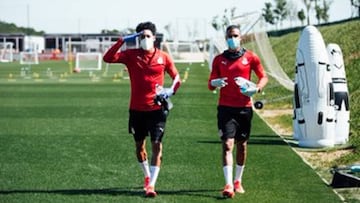 Martí aumenta el ritmo de trabajo: ya entrenan en grupos