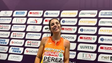 Maribel P¨¦rez en los Europeos de Roma 2024.