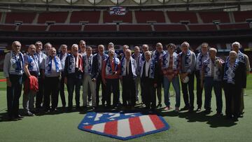 El Atlético rinde homenaje a la histórica sección de voleibol