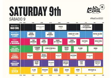 Mad Cool 2022 | Horarios, programacin, fechas transporte y cmo llegar al festival en Madrid