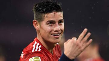 James Rodríguez, volante del Bayern Múnich
