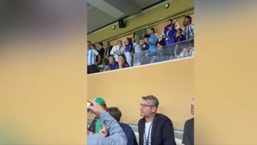 ¡Qué desahogo!: el festejo de Antonela y Simeone tras los históricos penales de Argentina