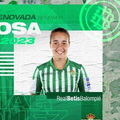 La perla Rosa Márquez renueva con el Betis hasta 2023