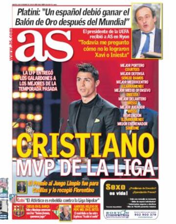 Las portadas de AS de diciembre