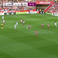 Un error muy doloroso en el peor momento: el fallo de Lola en el 1-1