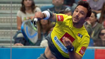 Sanyo Guti&eacute;rrez en la final masculina del Abierto Caja Rural de Ja&eacute;n.