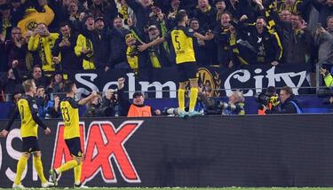 Conte se enamor車 de Achraf tras su doblete del Dortmund-Inter
