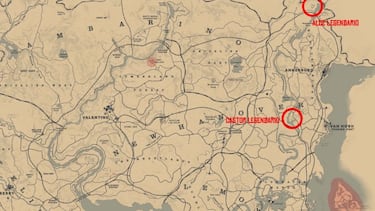 Todos los animales legendarios de Red Dead Redemption 2