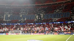 Aficionados del Atlético de Madrid.