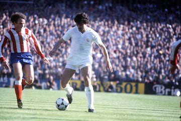 Una Liga española en 1980 y dos Copas del Rey en 1980 y 1982 es el palmarés del cordobés defendiendo la camiseta del Real Madrid. 