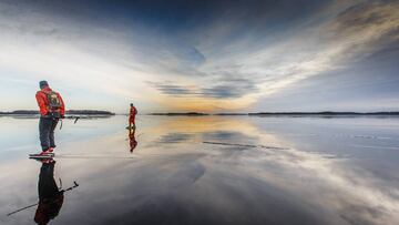 Lago helado de Finlandia, Parque Nacional de Linnansaari