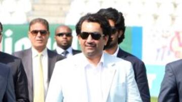 Al-Thani: &quot;Estoy orgulloso de ser el presidente del M&aacute;laga&quot;