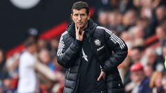 El entrenador Javi Gracia, la temporada pasada dirigiendo un partido del Leeds en la Premier.