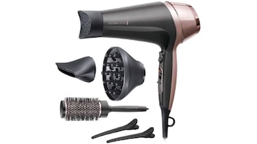 Este secador de pelo iónico de Remington reduce el encrespamiento y aumenta el brillo
