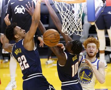 Warriors Nico Mannion, Nuggets Bol Bol and Zeke Nnaji