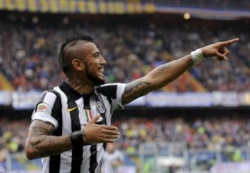 Arturo Vidal anotó el 1-0 sobre la Sampdoria 