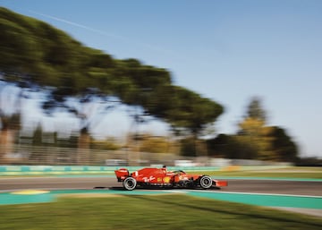 El piloto de Ferrari Sebastian Vettel. 