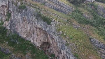 Rescate a una escaladora en Castro Urdiales (Cantabria).
