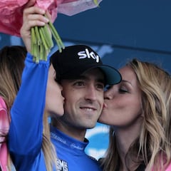 Mikel Nieve, mejor escalador del Giro, hará el saque de honor