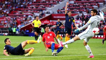 Chile 1-1: Australia: La Roja clasifica sufriendo a semifinales