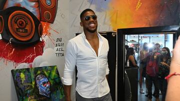 Anthony Joshua en Puerto Banús.