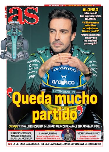 Las portadas de AS de febrero