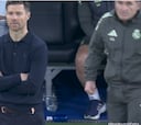 La ‘pillada’ a Xabi Alonso en TV un segundo antes de saber que se venía la gran pitada del Bernabéu