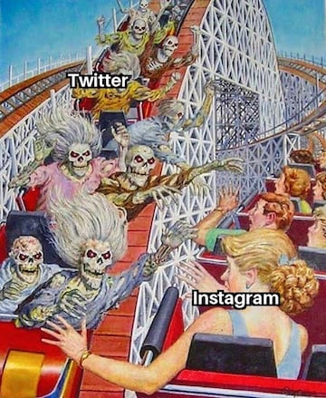 Los mejores memes de la caída de Instagram y Facebook