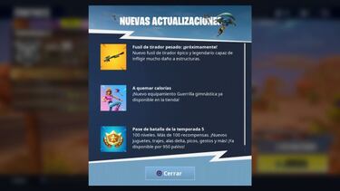 Fortnite Battle Royale: El fusil de tirador pesado llegará próximamente