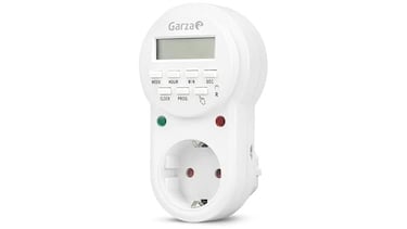 El enchufe temporizador con ocho programaciones semanales