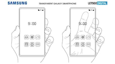 Una patente revela que Samsung está trabajando en un smartphone totalmente transparente