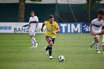 La Selección Colombia jugó un amistoso a puerta cerrada ante la Primavera del Genoa en Milanello, en el cual José Pékerman puso a prueba los esquemas y variantes que ha trabajado en los últimos días. James y Cristian Zapata, los ausentes. Otro que no tuvo acción fue José Fernando Cuadrado por decisión técnica.