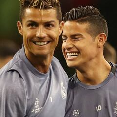 Cristiano Ronaldo llama a James para que fiche por Juventus