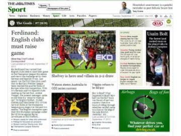 Portadas de la prensa extranjera