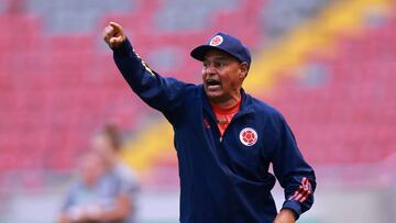 Carlos Paniagua durante el partido de la Selección Colombia ante Nueva Zelanda en el cierre de la fase de grupos del Mundial Femenino Sub 20.