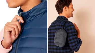 El chaleco de plumas acolchado para hombre ideal para el entretiempo