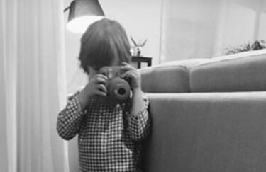 Sara Carbonero, fotografiada por su hijo Martín en su cumpleaños