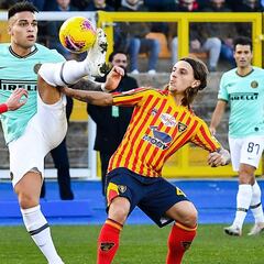 Frenazo del Inter en Lecce
