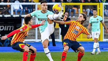 Frenazo del Inter en Lecce